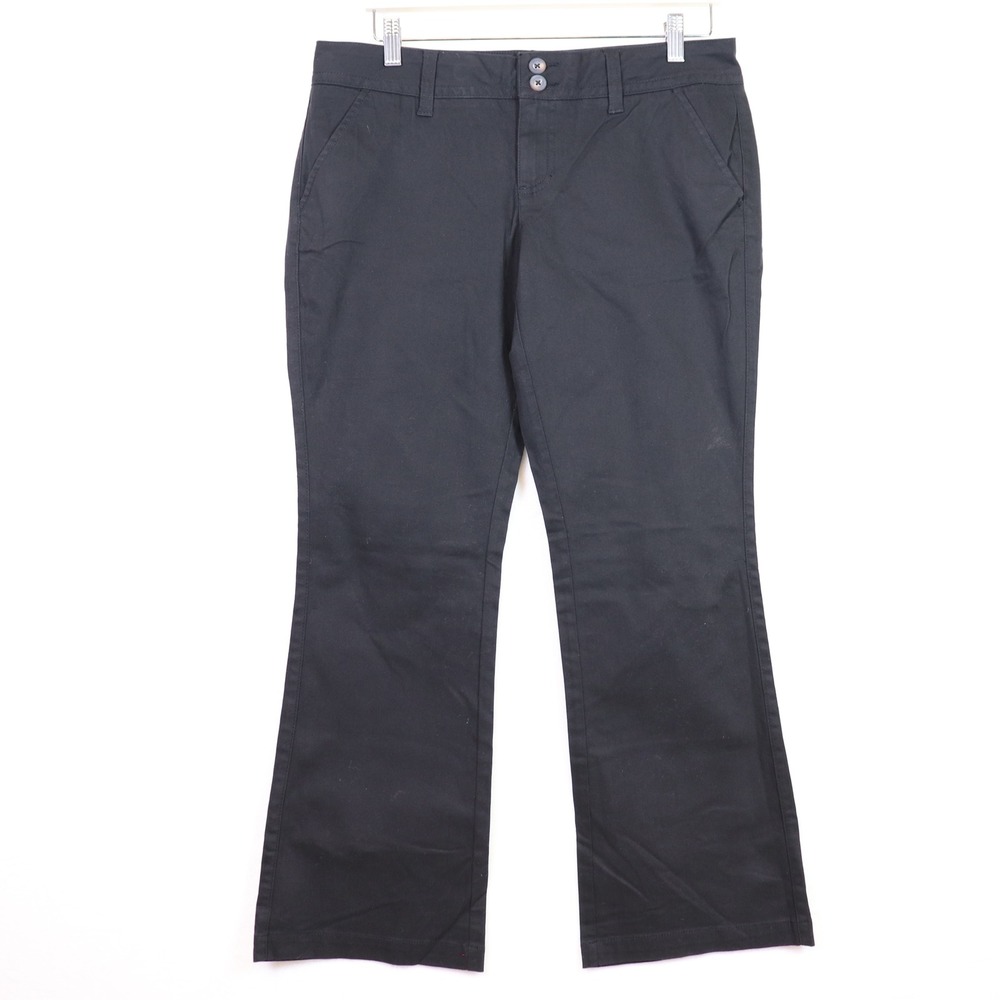 ARIZONA JEAN CO Black Bootcut Pants Size 11‎ Short Junior
